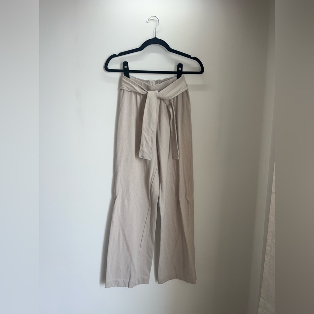 Zara Tie Pant Trousers